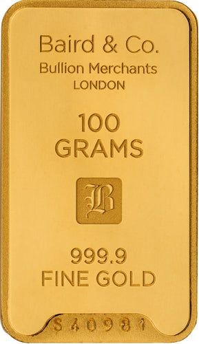 100g Fine Gold Bar