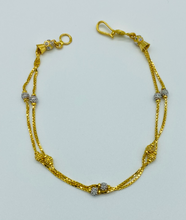 Load image into Gallery viewer, Ladies Two String Bracelet (BLG0255)
