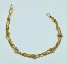 Load image into Gallery viewer, Three String Ladies Bracelet (BLG0250)
