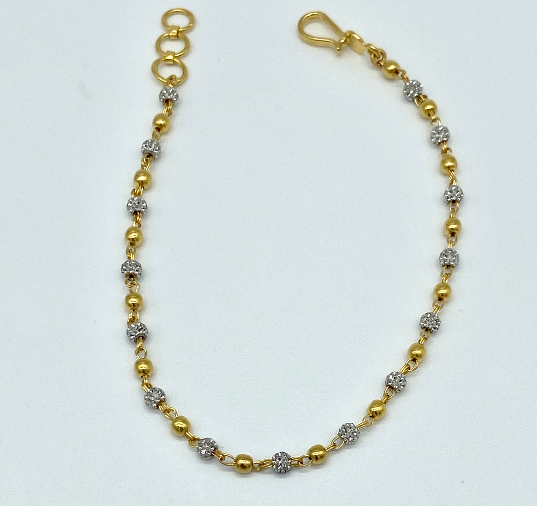 Ladies Two Tone Bracelet (BLG0259)