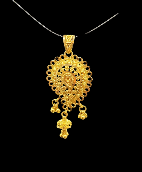 Paisley Filigree Pendant