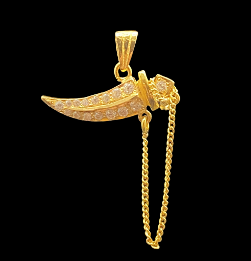 Studded Kirpan Pendant