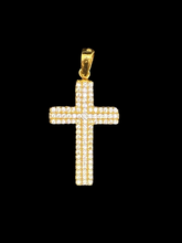 Load image into Gallery viewer, Studded Cross Pendant
