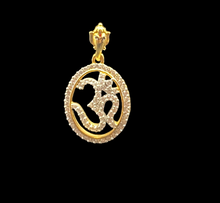 Load image into Gallery viewer, Studded Om Pendant
