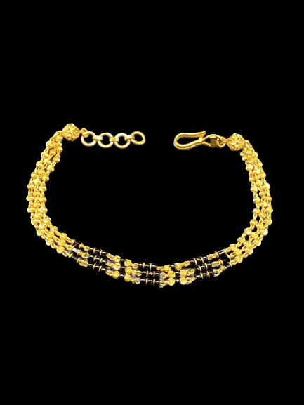 Ladies Black Bead Bracelet