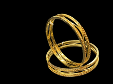 Load image into Gallery viewer, Pair of Wave Bangles
